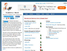 Tablet Screenshot of diabeticnerd.com